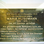 Gedenktafel Maria Husemann